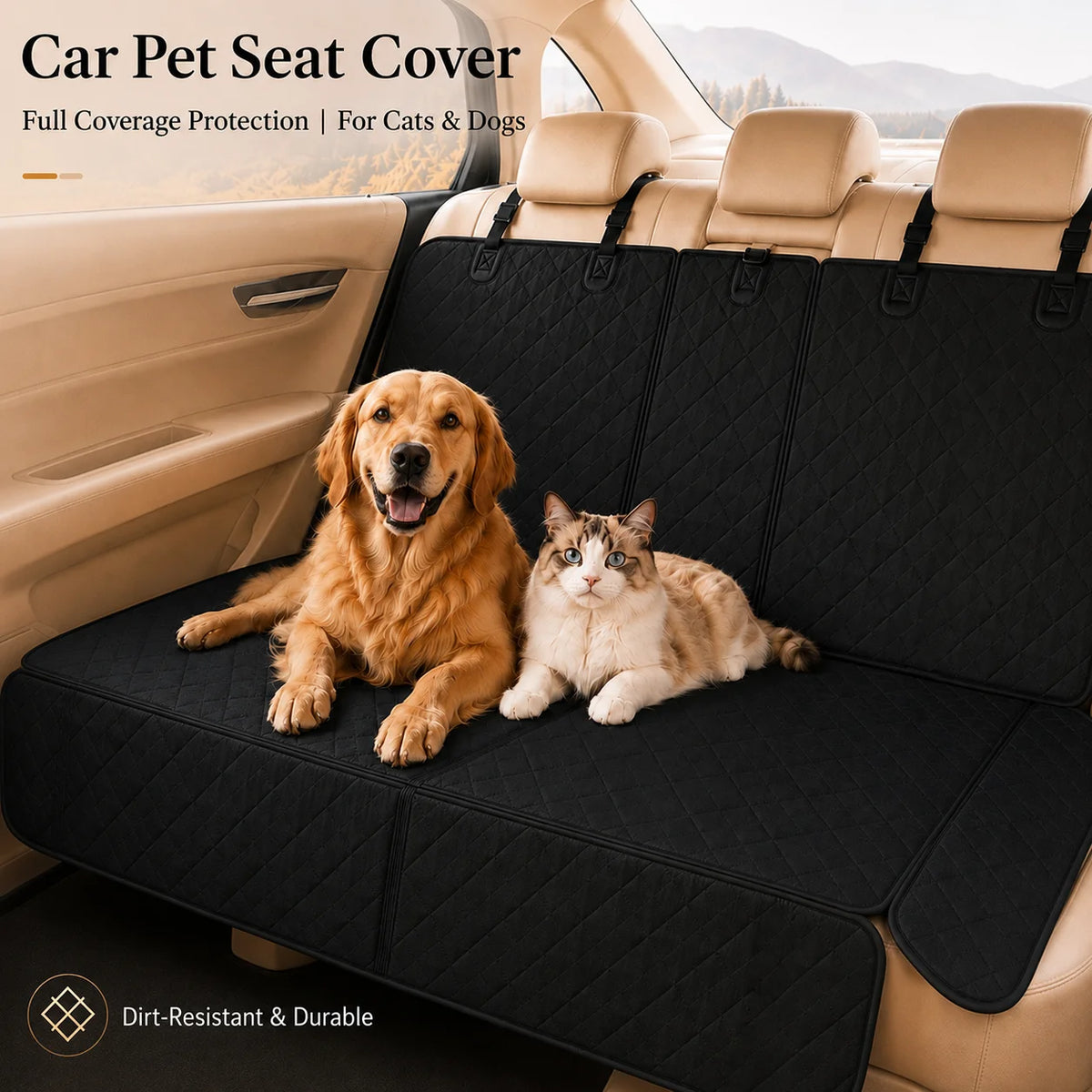 Waterproof Pet Car Seat Cover