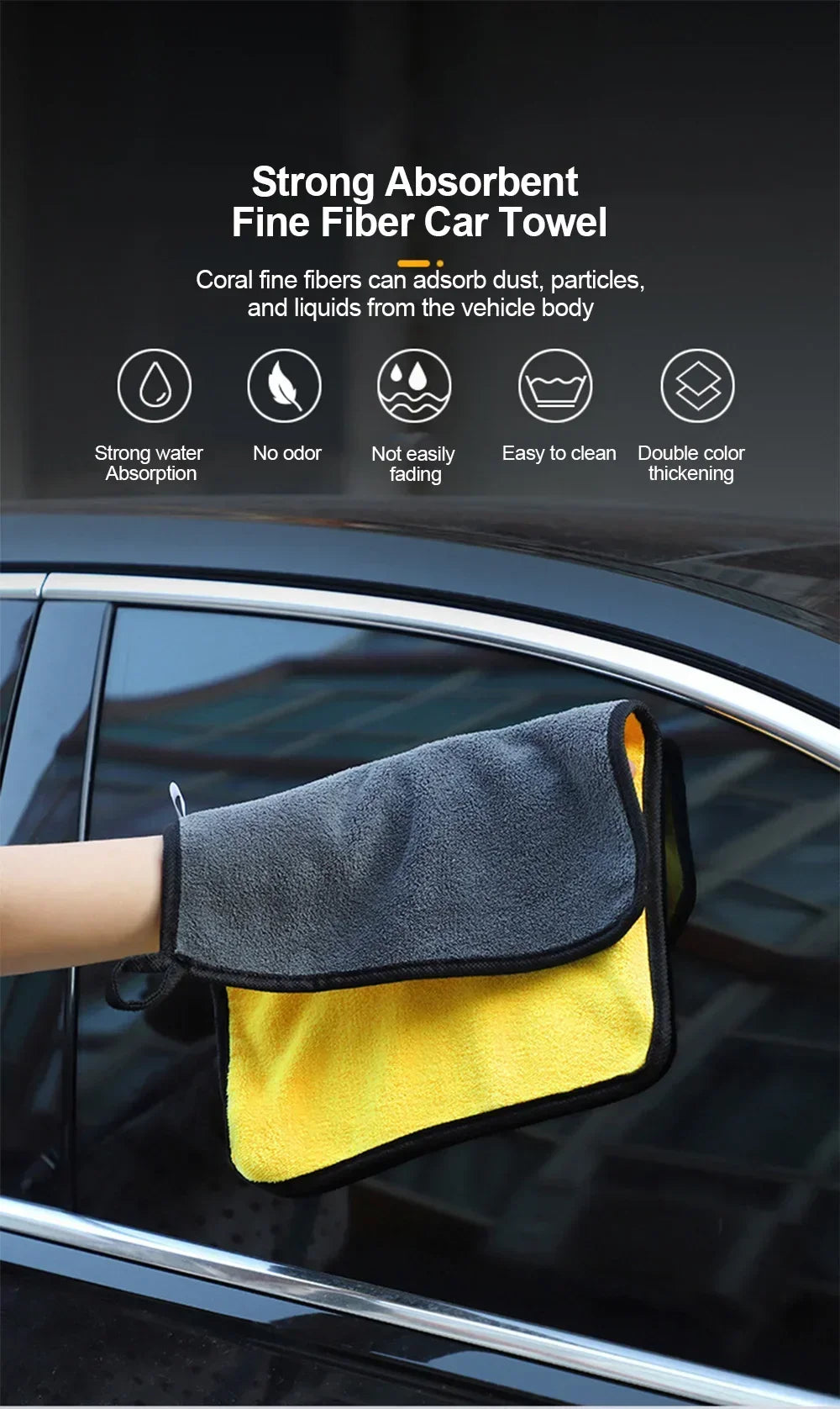 Clearcoat Microfibre Cleaning Cloths