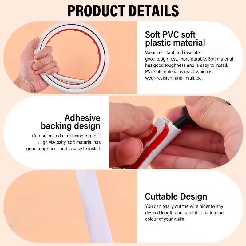 Flexible Self-Adhesive Cable Cover