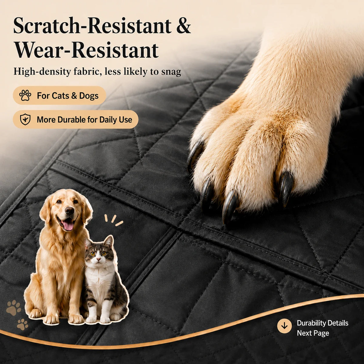 Waterproof Pet Car Seat Cover