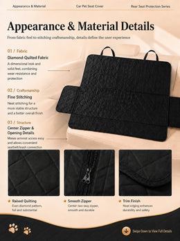 Waterproof Pet Car Seat Cover