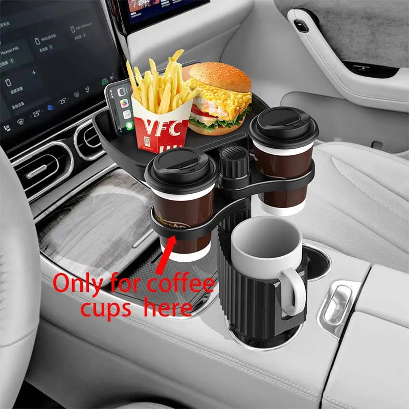 Sidecar Modular Car Cup Holder Tray