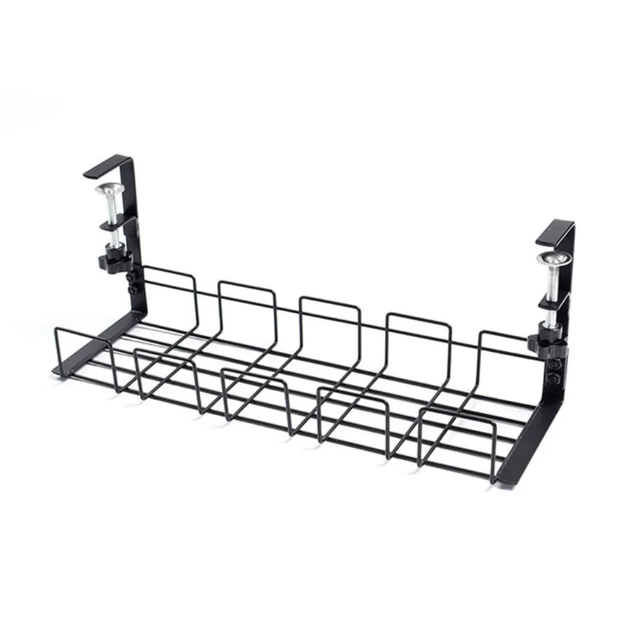 DeskRail Clamp-On Cable Management Tray