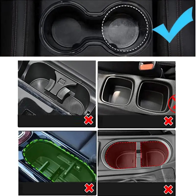 Sidecar Modular Car Cup Holder Tray