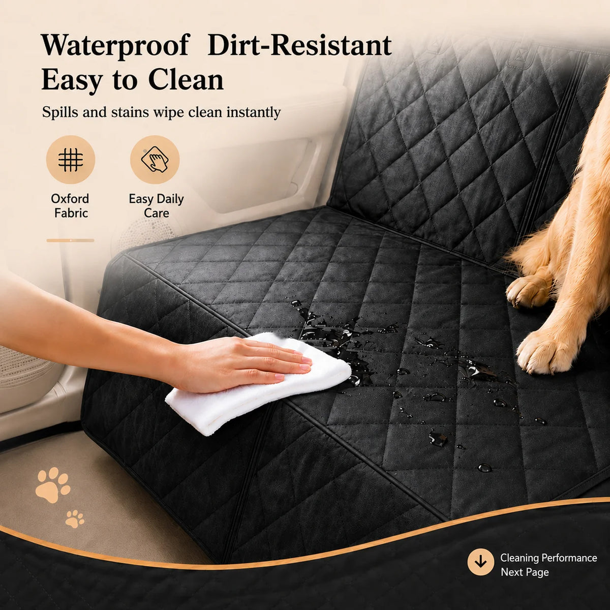 Waterproof Pet Car Seat Cover