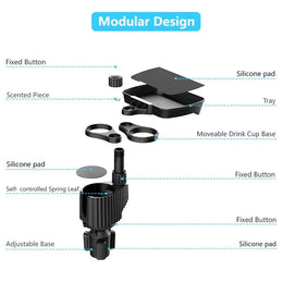 Sidecar Modular Car Cup Holder Tray