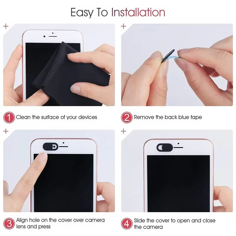 Ultra-Slim Sliding Webcam Privacy Cover
