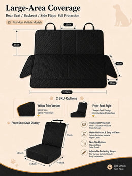 Waterproof Pet Car Seat Cover