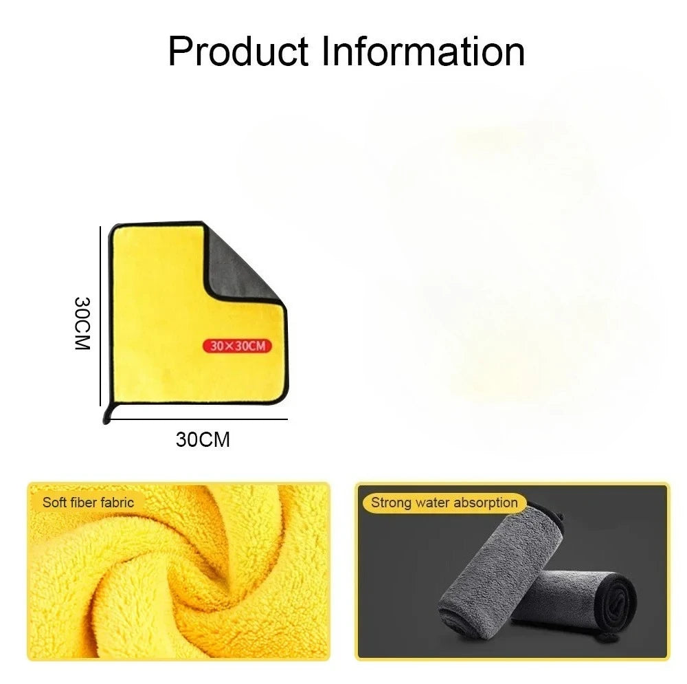 Clearcoat Microfibre Cleaning Cloths