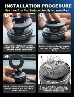 MagLock 360° Car Phone Mount