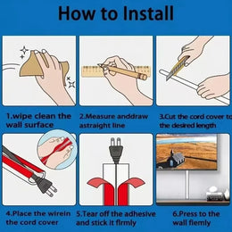 Flexible Self-Adhesive Cable Cover