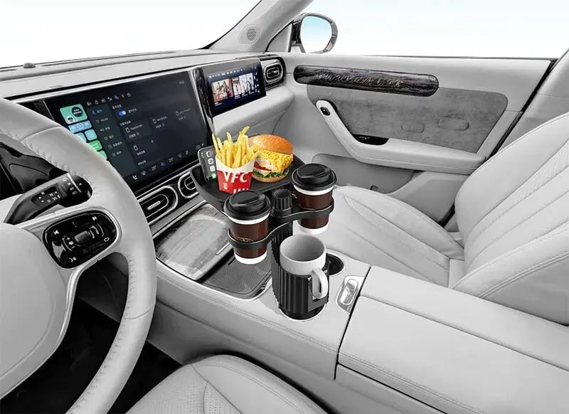 Sidecar Modular Car Cup Holder Tray