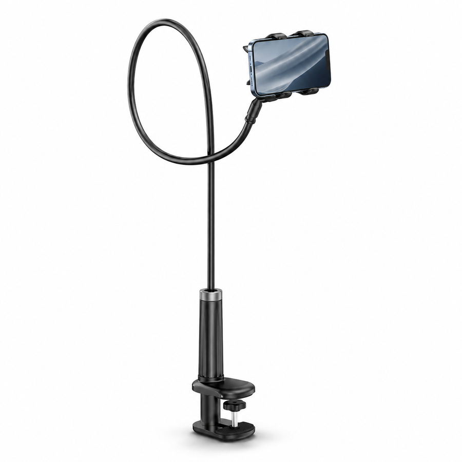 90cm Flexible Phone Holder Stand with 360° Adjustable Arm